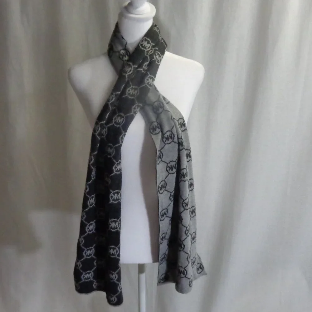 Michael Kors Black/Gray Scarf